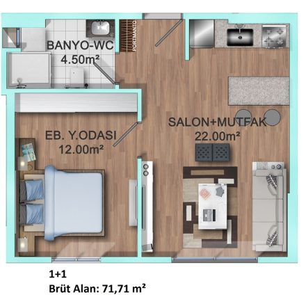 aritas-sezen sitesi-daire planı-1-1